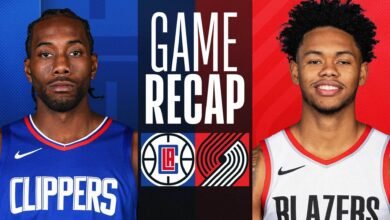 portland trail blazers vs la clippers match player stats