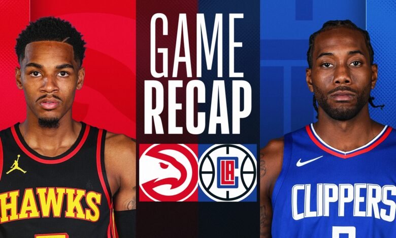 clippers vs atlanta hawks match player stats