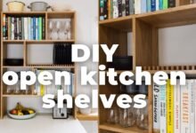 diy wooden contraption shelving with open levers Shelving with Open Levers