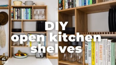 diy wooden contraption shelving with open levers Shelving with Open Levers