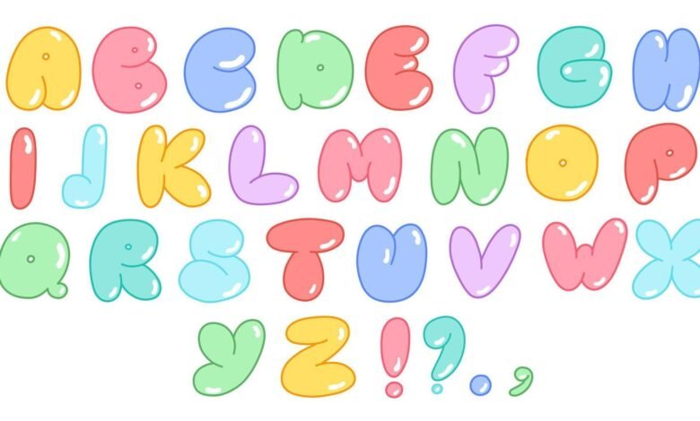 bubble font