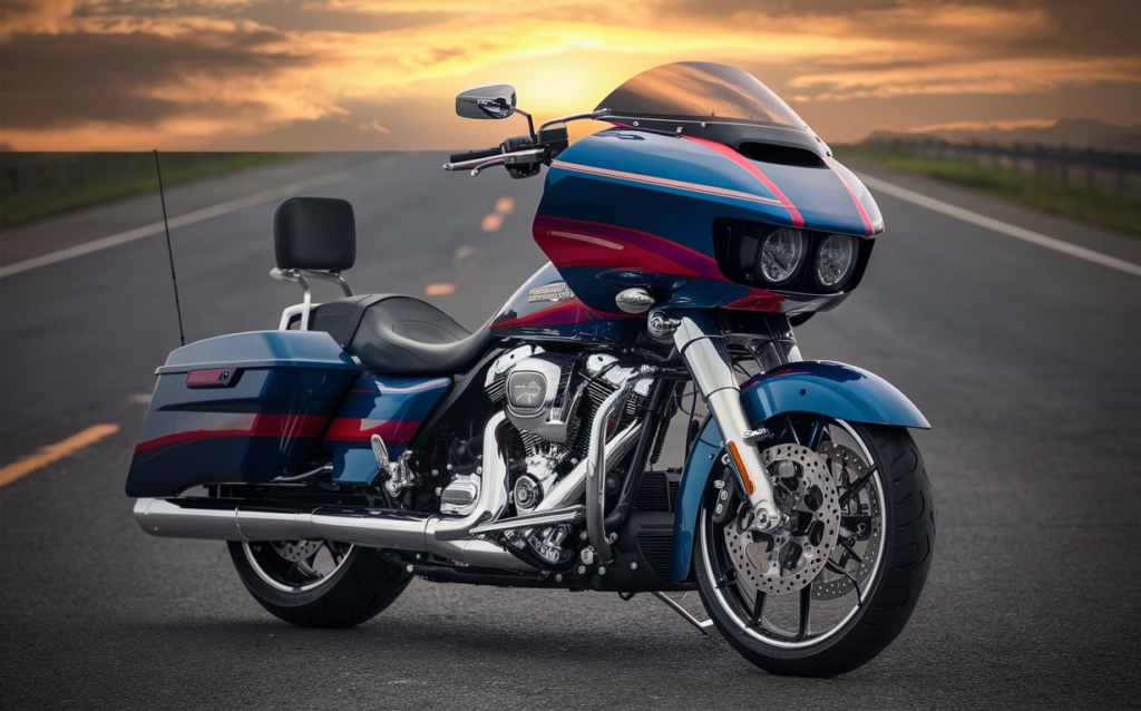 Transform Your Ride with a Color Match Batwing for 2014 Road King CVO​